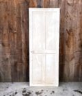Porte ancienne en sapin 82x214 cm front