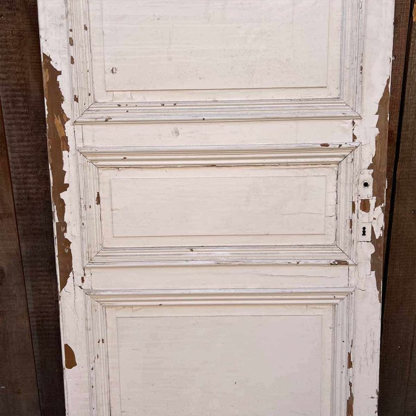 Antique pine door 84x229 cm details
