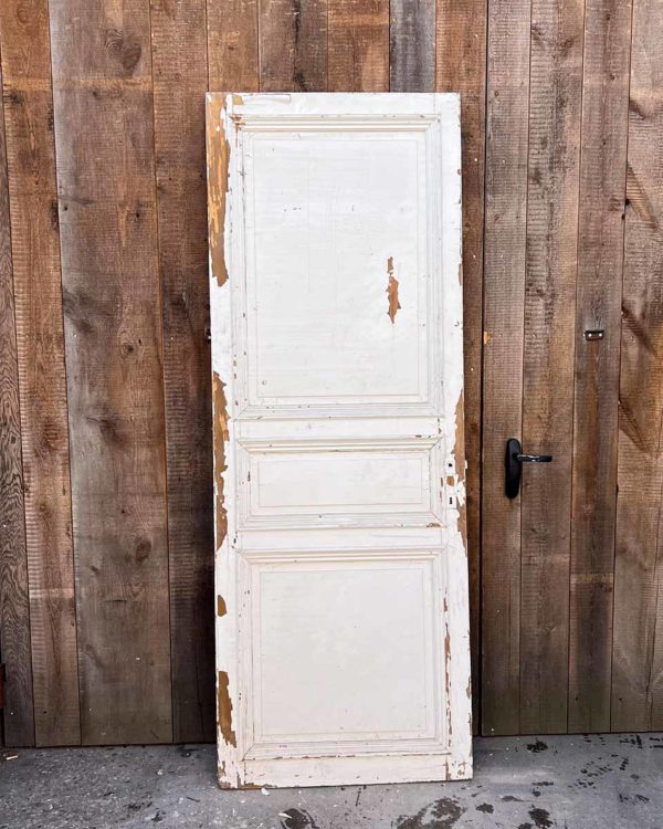 Antique fir door 84x229 cm front