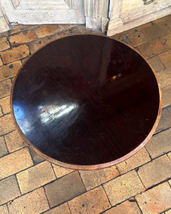 2-person round bistro table top