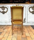 Chaise tissu velour back