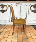 Chaise tissu velour side