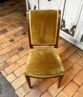 Chaise tissu velour top