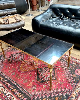 Coffee table in the style of Maison Jansen side