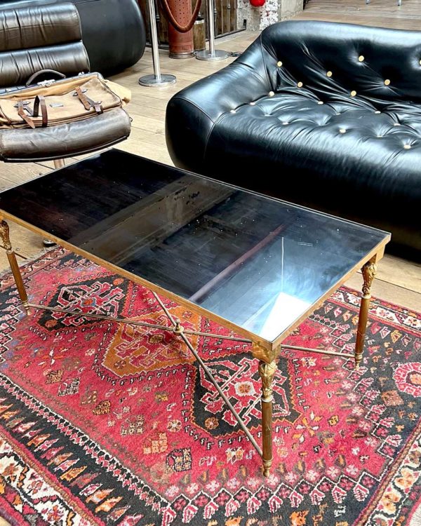 Coffee table in the style of Maison Jansen side