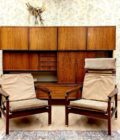 Paire de fauteuil scandinave