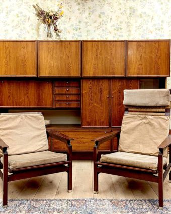 Pair of Scandinavian armchairs