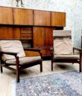 Paire de fauteuil scandinave side
