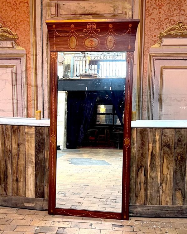 Trumeau in marquetry