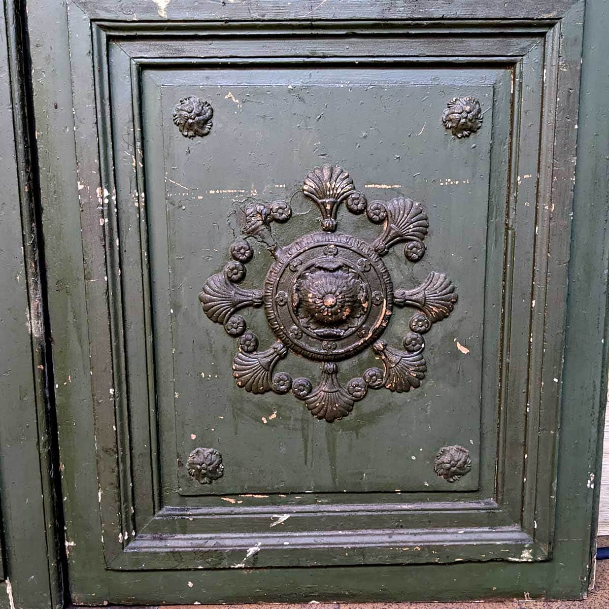 Double porte de style directoire zoom | Matériaux Authentiques Double porte de style directoire zoom