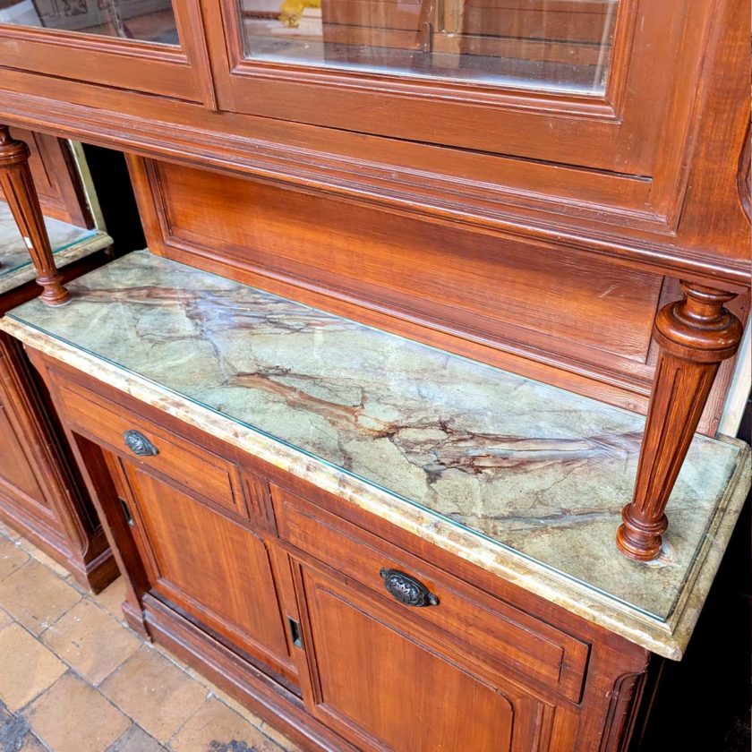 Wooden display cabinets top