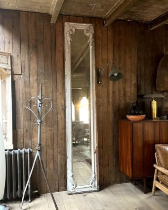Wooden mirror