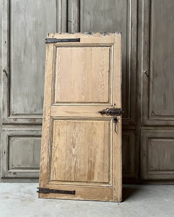 Porte de placard décapée 89,5x191cm