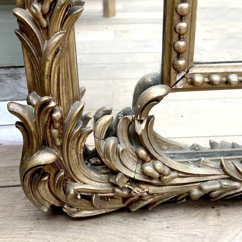 Miroir a parclose du XIXème siècle corner