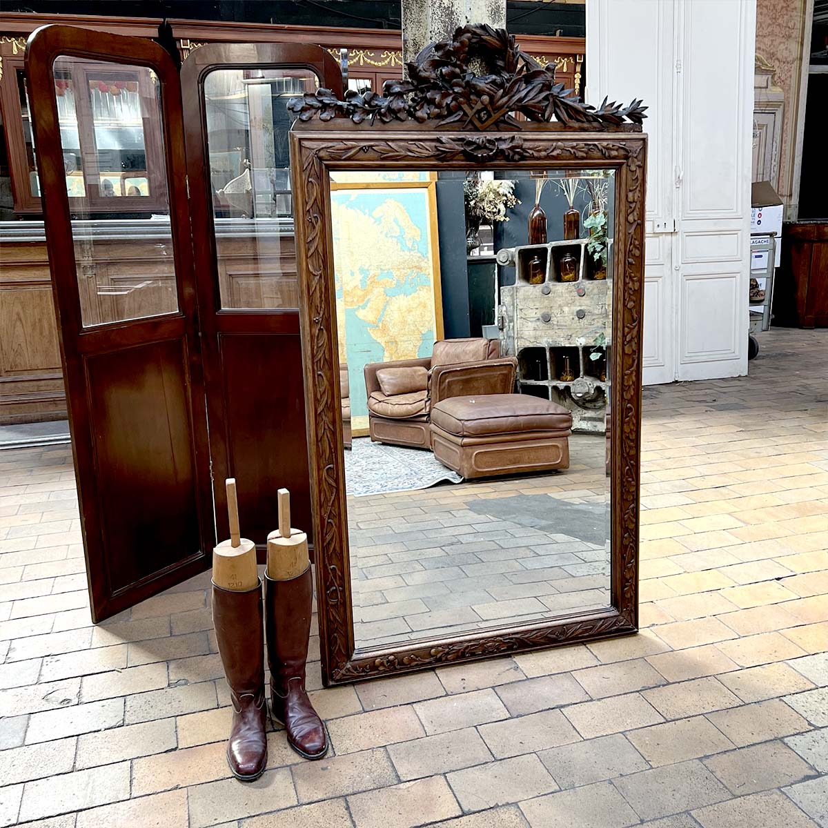 Masonic wall mirror