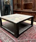 Industrial coffee table