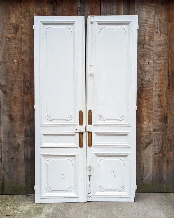 Haussmannian double door 138x256 cm