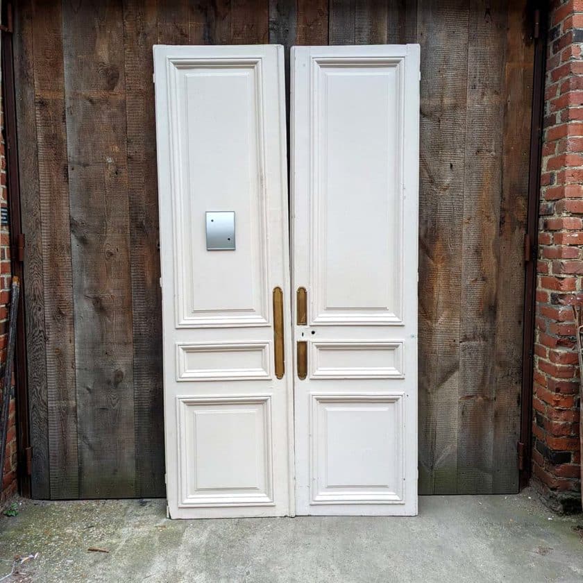 Haussmannian double door 138x256 cm back