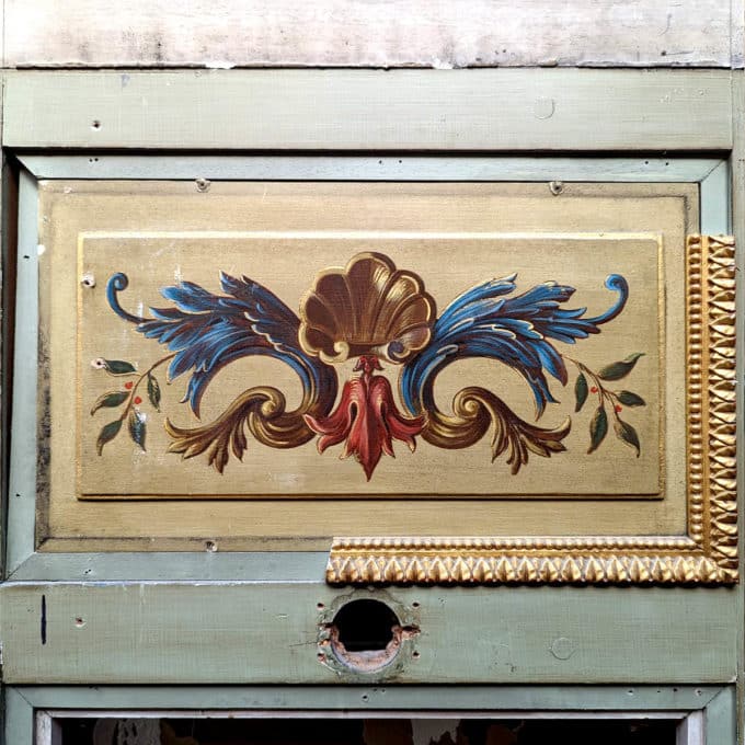 Decorative panel set top