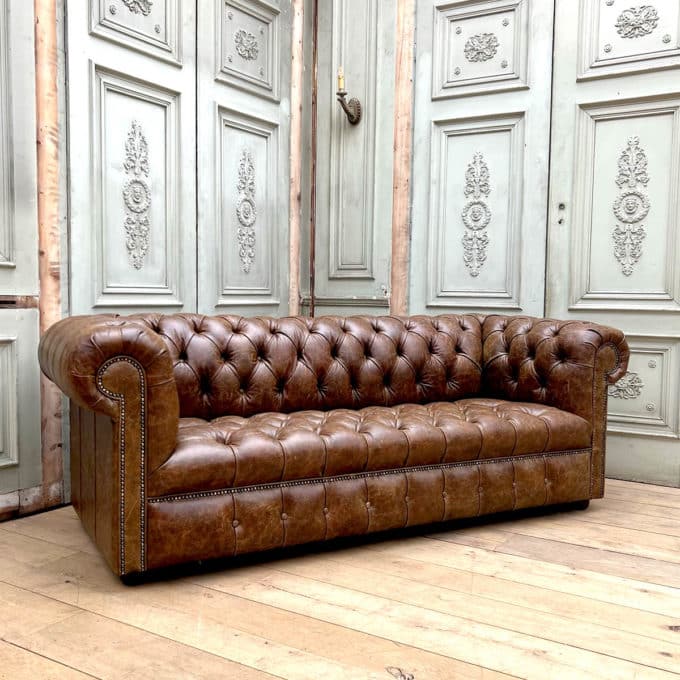 Brown Chesterfield