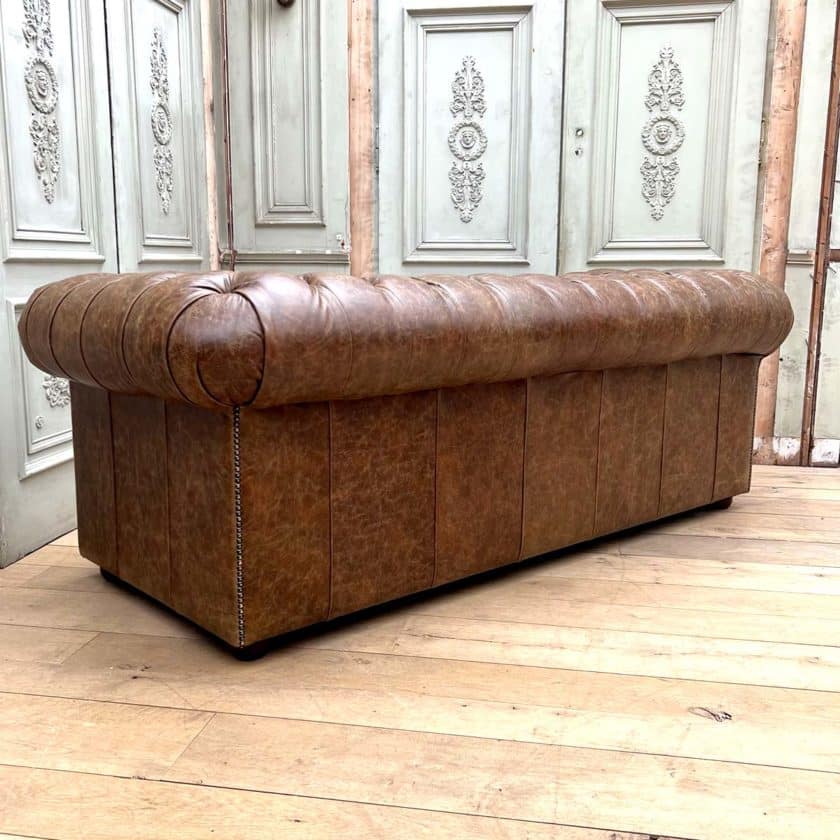 Brown Chesterfield back side
