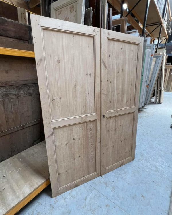 Pickled double cupboard door 156x211cm
