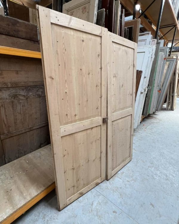 Pickled double cupboard door 156x211cm