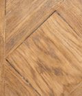 Parquet Soubise ou petit versailles en chêne vielli details