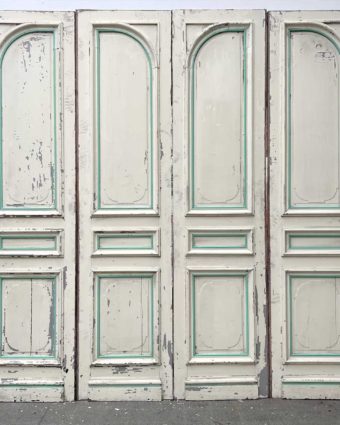 Four panels of woodwork