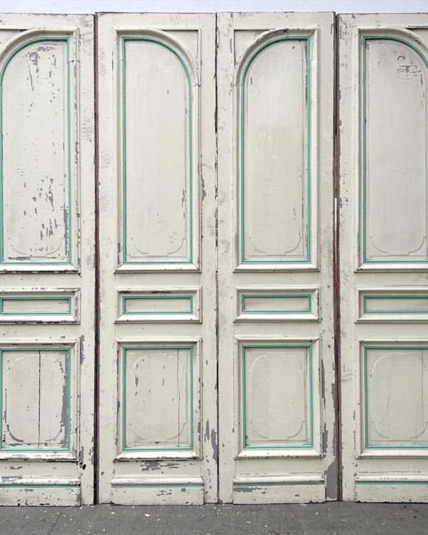 Four panels of woodwork