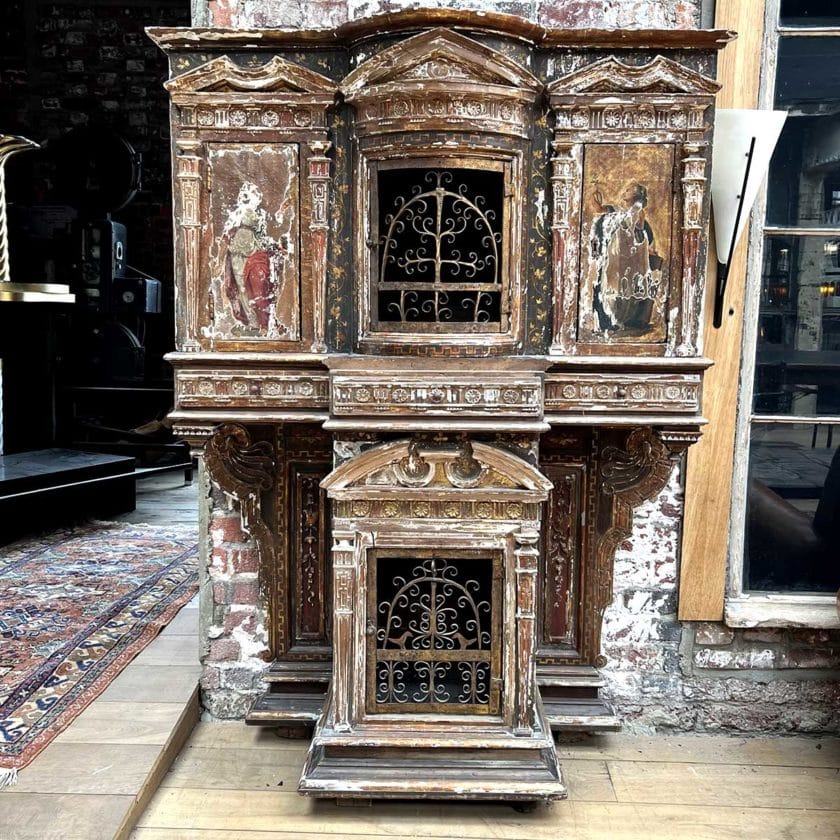 Italian altar tabernacle