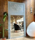 Trumeau de style Louis XVI miroir mercure