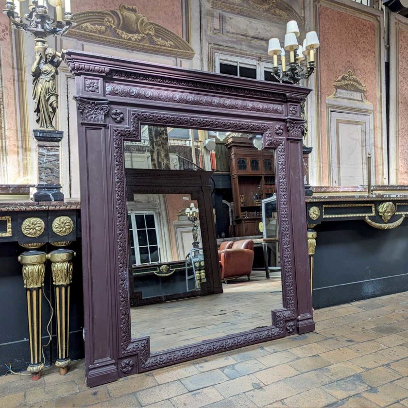 Napoleon III period trumeau side