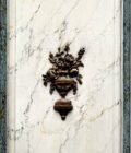 4 portes incurvées et 2 façades de placard,motif louis XVI, peinture marbré details 4