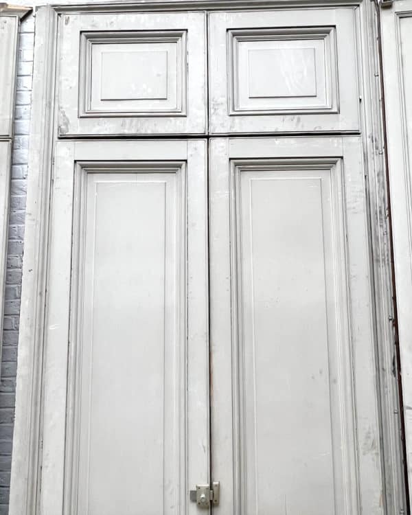 Boiserie Haussmannienne avec sa double porte