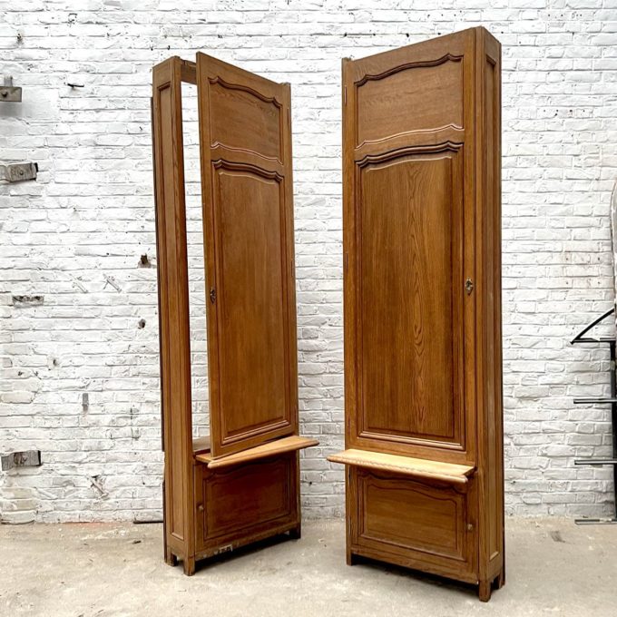 Pair of Louis XV semi side 2 bookcases