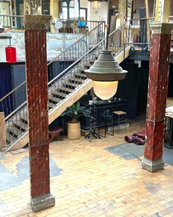 Pair of half-columns