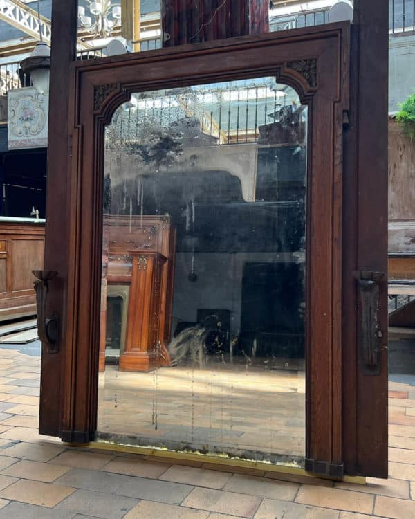 Trumeau miroir biseauté 140,5x158cm