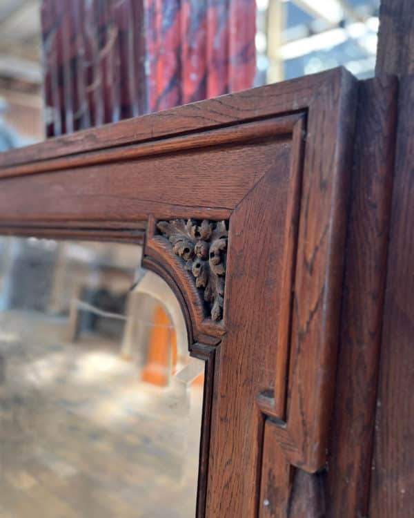 Trumeau miroir biseauté 140,5x158cm