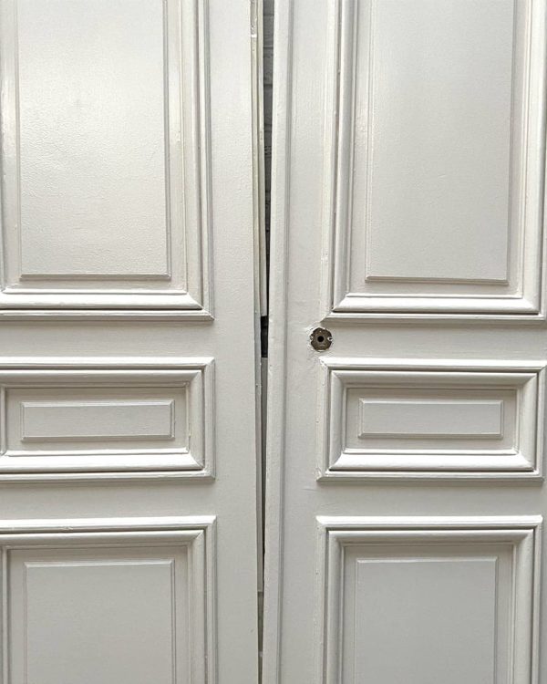 Double porte en chêne 297 x 129 cm