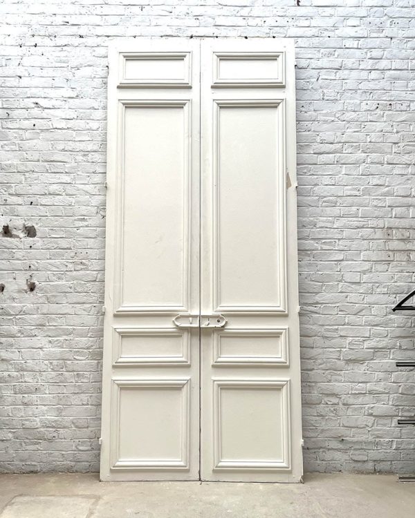 Double-porte-en-chene-2975-x-130-cm | Matériaux Authentiques Double porte Haussmannienne 297,5 x 130 cm