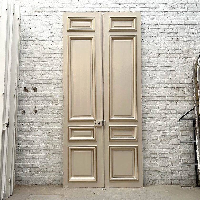 Double-porte-en-chene-2995-x-132-cm | Matériaux Authentiques Haussmann double door 299.5 x 132 cm