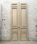Double porte en chêne 299,5 x 132 cm