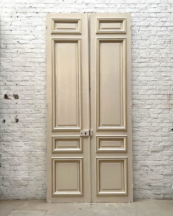 Double porte en chêne 299,5 x 132 cm