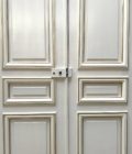 Double porte en chêne 299,5 x 132 cm