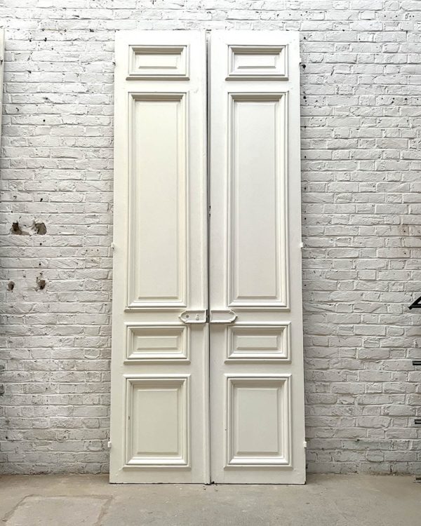 Double porte en chêne 300 x 122 cm