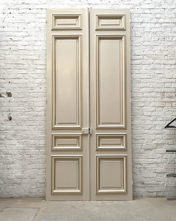 Double porte en chêne 300 x 132 cm