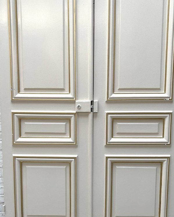 Double porte en chêne 300 x 132 cm