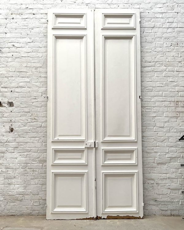 Double porte en chêne 306,5 x 136 cm