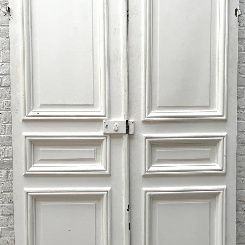 Double porte en chêne 306,5 x 136 cm